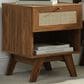 Modway Soma 1 Drawer and 1 Shelf Nightstand in Walnut, , large