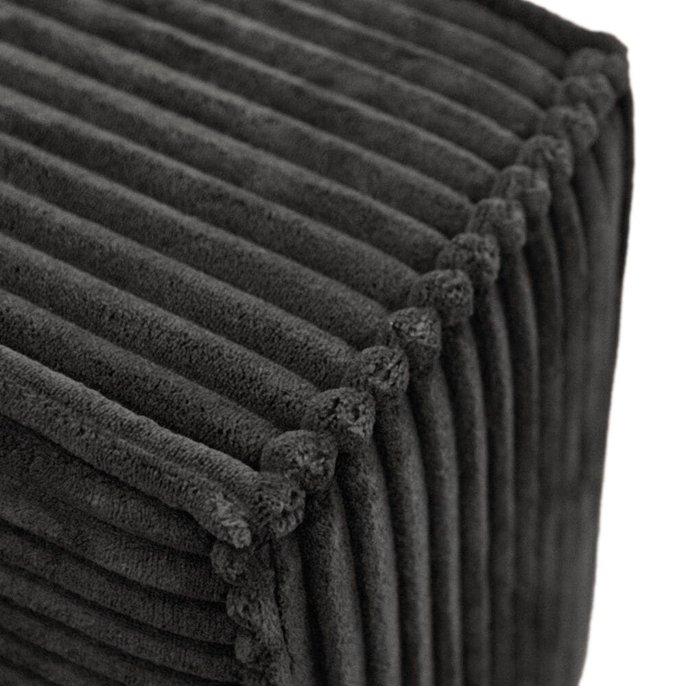 Furniture of America Facil 2-Piece Modular Track Arm Loveseat in Black, , large