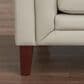 Hydeline Arvo Leather Accent Chair in Vanilla White, , large