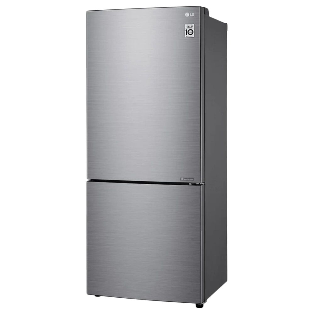 LG 15 Cu. Ft. Bottom Freezer Refrigerator in Stainless Steel, , large
