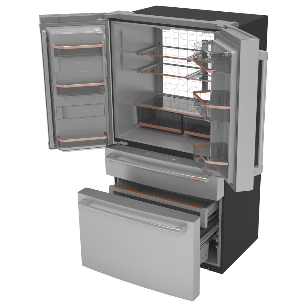 Cafe 22.3 Cu. Ft. 4-Door French Door Refrigerator in Stainless Steel, , large
