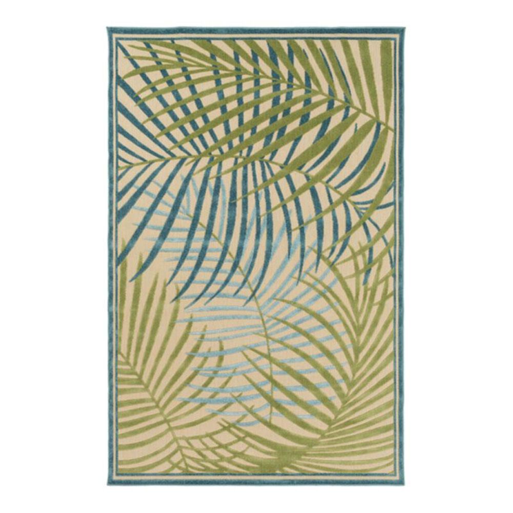 Surya Portera PRT-1064 3'9" x 5'8" Teal Olive Mint Area Rug, , large