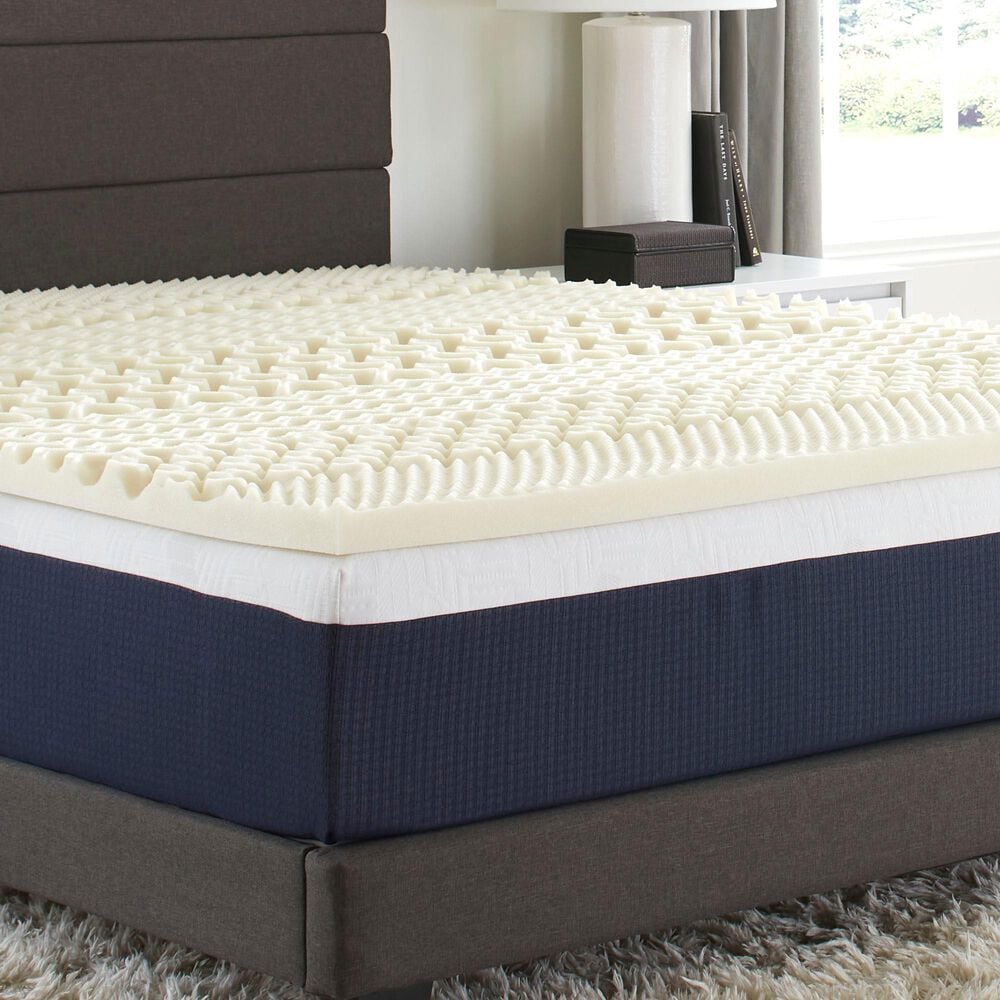 Carpenter Company 1.5" 7-Zone Twin XL Mattress Topper, , large