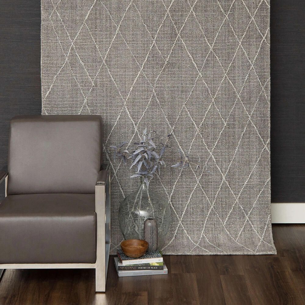 Karastan Tangier RG188-176 8&#39; x 10&#39; Deviation Taupe Area Rug, , large