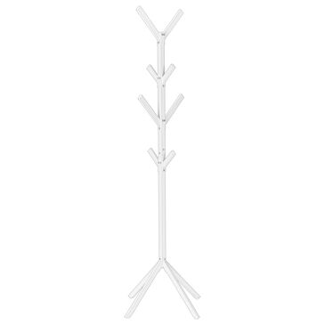 Monarch Specialties 70" Coat Rack in White, , large