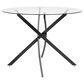 Ashley Pharwynn Round Dining Table in Dark Gunmetal - Table Only, , large