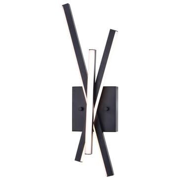 Vaxcel Barcelo 1-Light Wall Sconce in Matte Black, , large