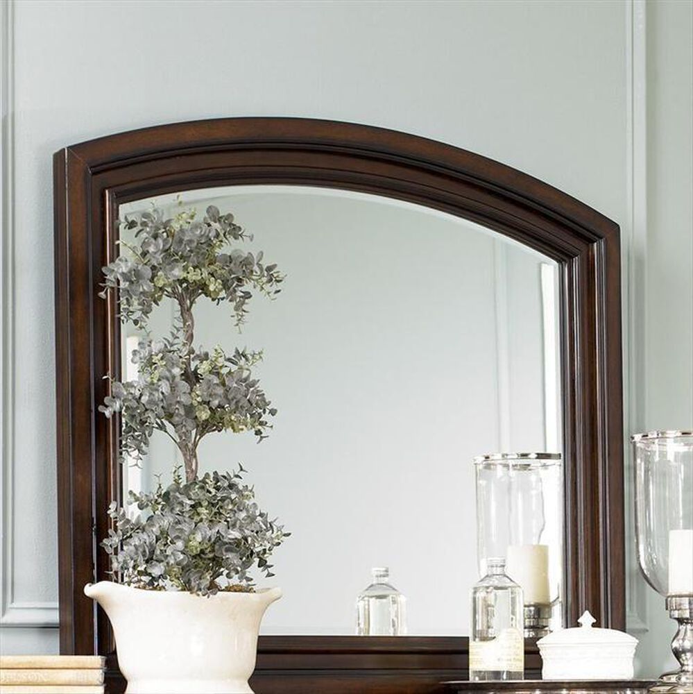 Millenium Porter Mirror in Burnished Brown, , large