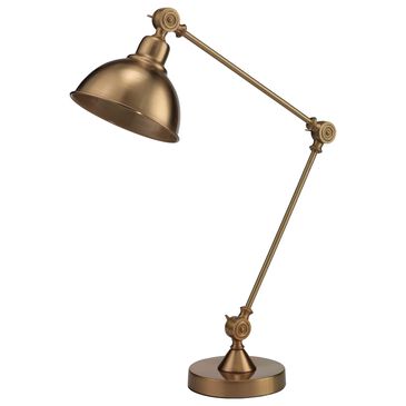 Splendor Living Wallace Adjustable Table Lamp in Antique Brass, , large