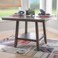 Linon Home Decor Spiva Counter Height Table with Lazy Susan in Grey - Table Only, , large