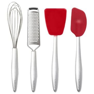 Cuisipro Piccolo 4-Piece Mini Baking Set in Red and Stainless Steel, , large