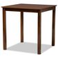 Baxton Studio Lenoir Counter Height Pub Table in Walnut Brown, , large