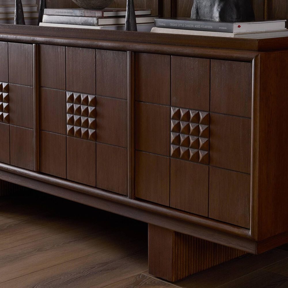 Four Hands Lyle Media Console in Rust, , large