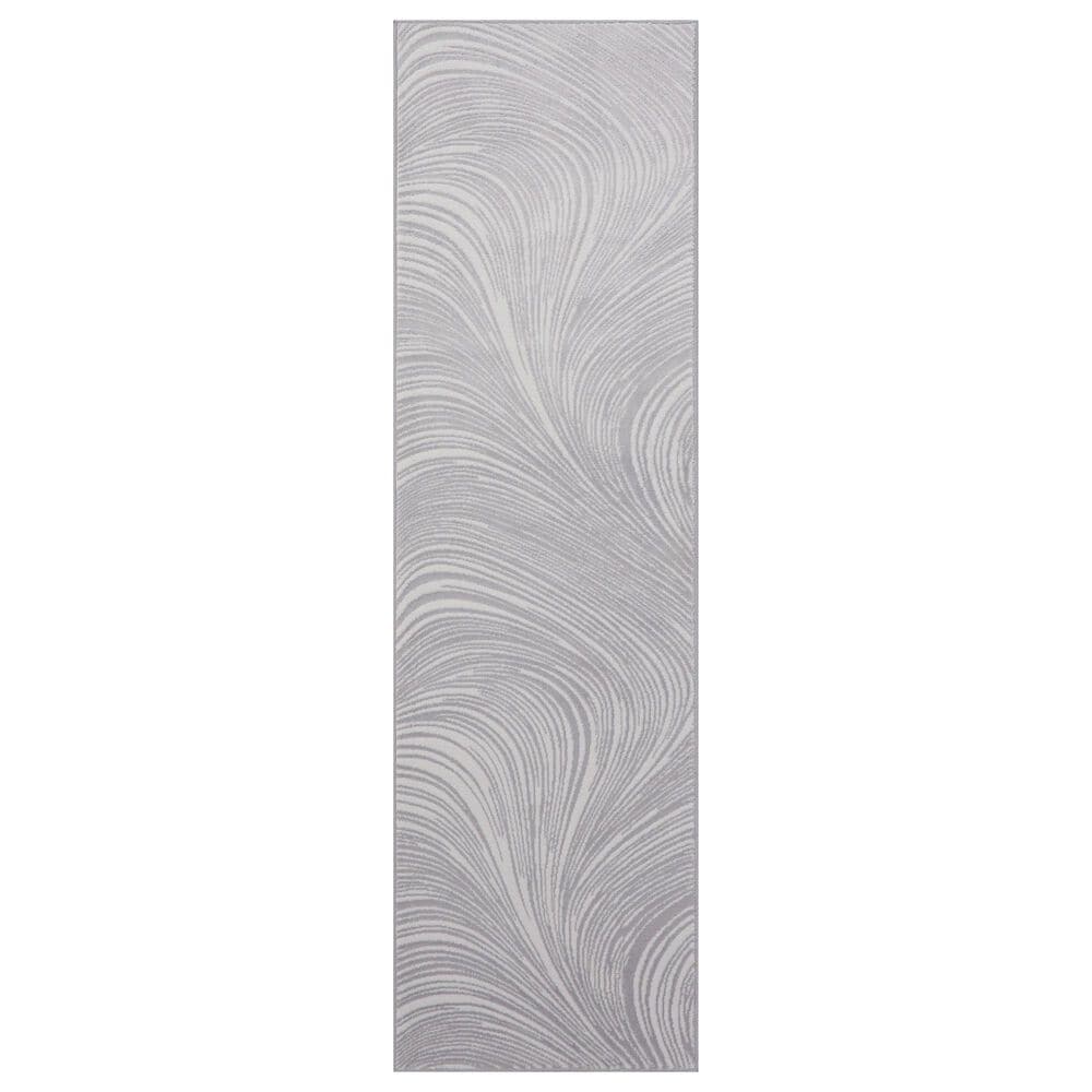 Nourison Central Park West CEP02 Grey 2"2" x 7"6" Runner, , large