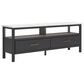 Ashley Cadmori 71" Extra Large TV Stand in Black and White, , large