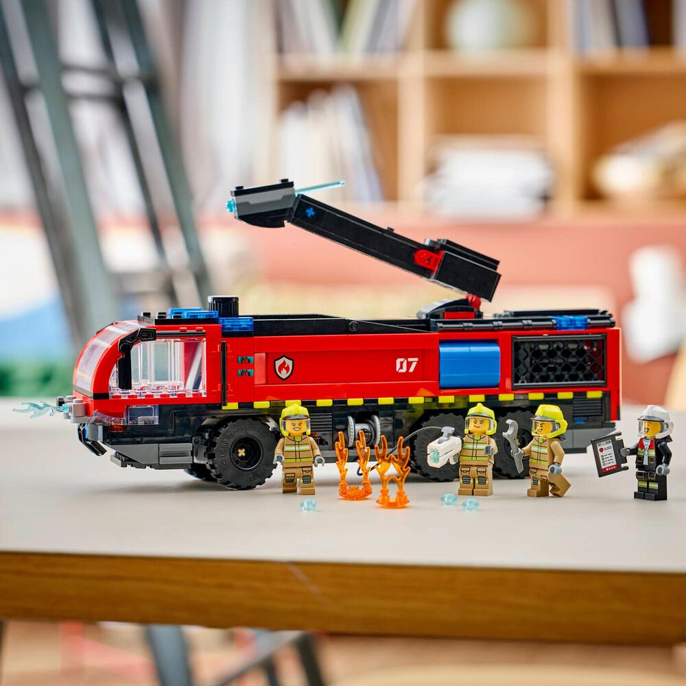 LEGO City Airport Fire Truck Building Set, , large