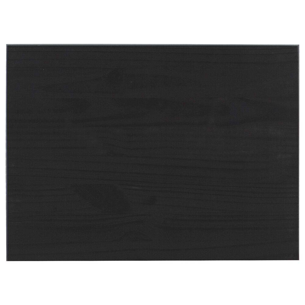 Linon Home Decor Cary 6-Drawer Wide Rolling Cart in Black, , large