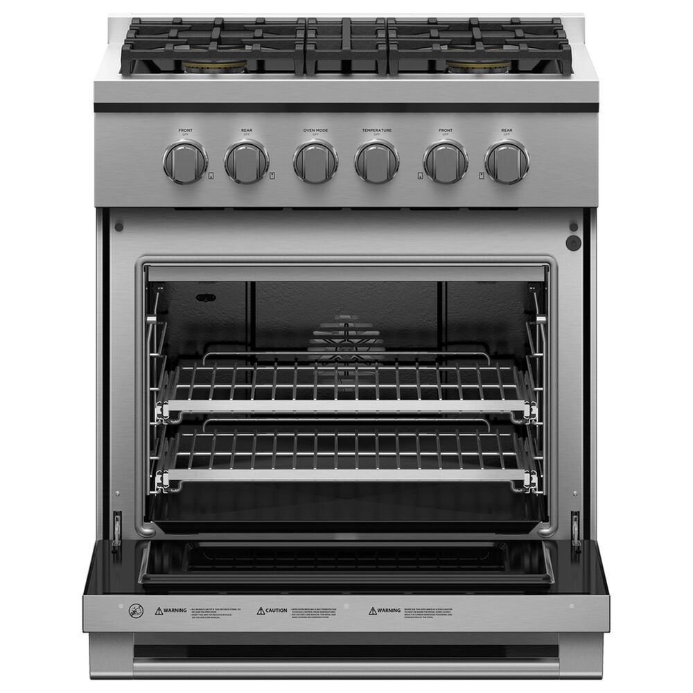 Fisher &amp; Paykel 30&quot; Freestanding Natural Gas Range with 4 Burners in Stainless Steel, , large