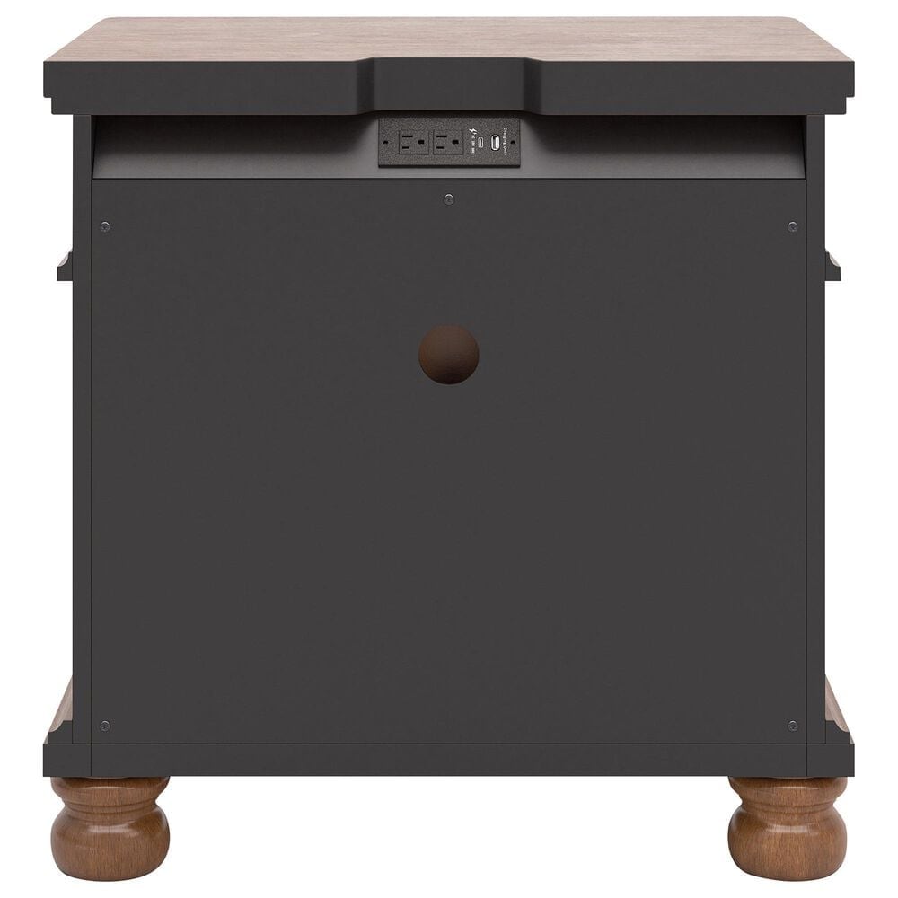 Ashley Rowlenstown 3 Piece Queen Bedroom Set in Medium Brown, , large