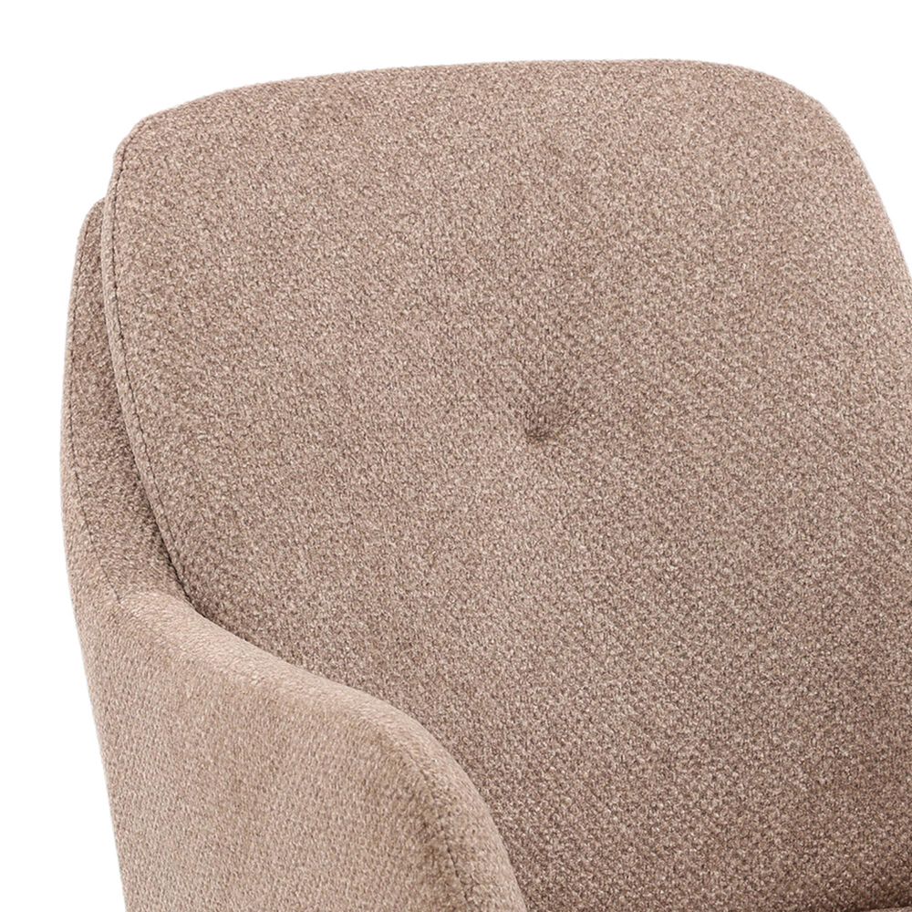 Blue Sun Designs Ravena Swivel Arm Chair in Matte Black, , large