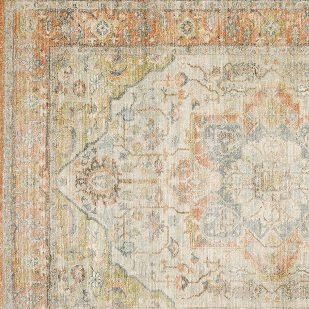 Oriental Weavers Savoy Atchison 28101 2&#39; x 8&#39; Orange Scatter Rug, , large