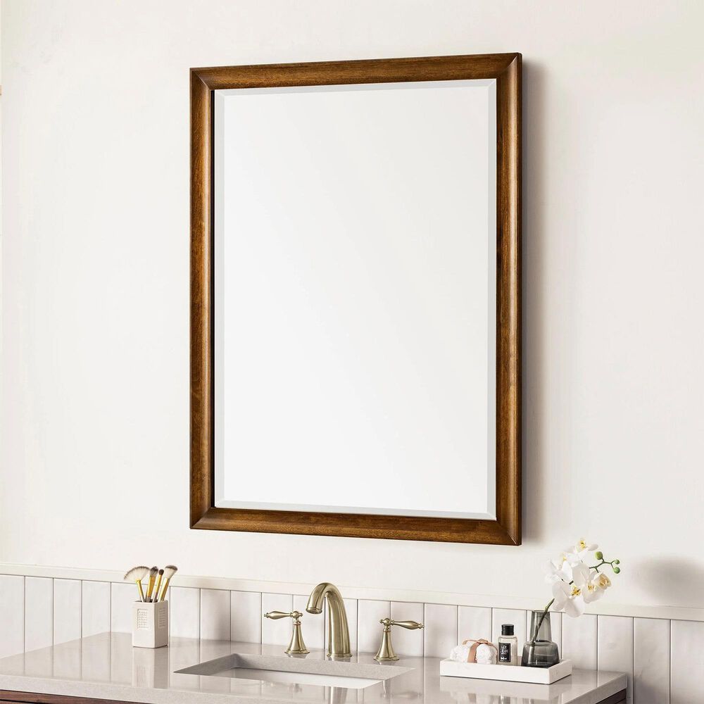 James Martin Vanities Glenbrooke 30&quot; Rectangular Mirror in Country Oak, , large
