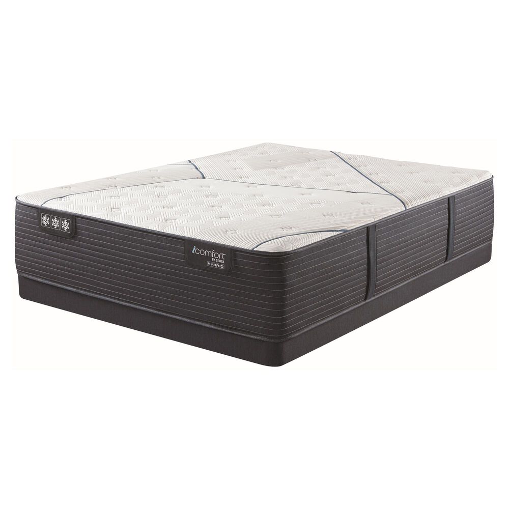 Serta iComfort Hybrid Quilted CF3000 Medium California King Mattress with Low Profile Box Spring, , large