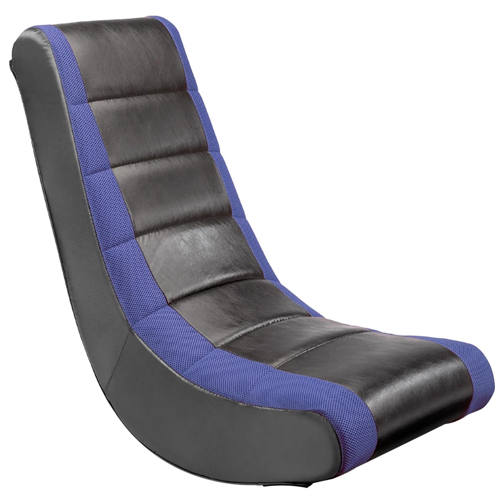 Sanford Classic Video Rocker Gaming Chair in Blue and Black NFM
