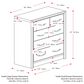 CorLiving Newport 5 Drawer Dresser in Black Oak, , large
