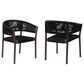 Blue River Doris Patio Dining Chair in Dark Eucalyptus and Black (Set of 2), , large