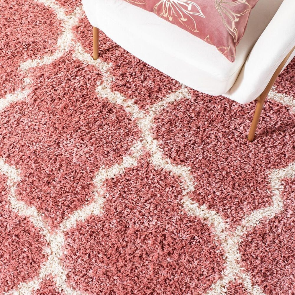 Safavieh Venus Shag 4&#39; x 6&#39; Pink and Ivory Area Rug, , large