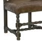 Hooker Furniture Hill Country Side Chair with Brown and Beige Cushion in Anthracite Black (Set of 2), , large