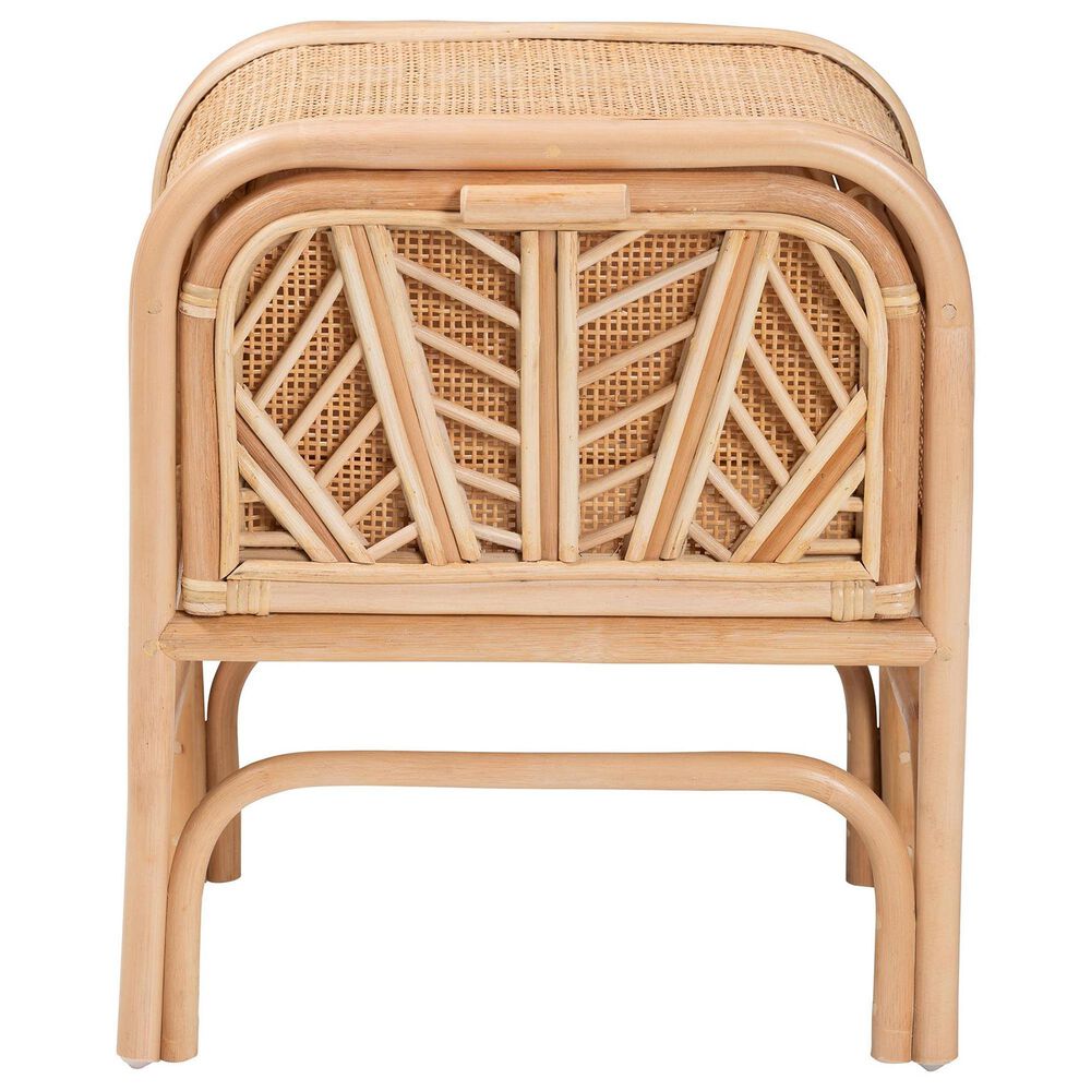 Baxton Studio Carabella 1-Drawer Nightstand in Natural, , large