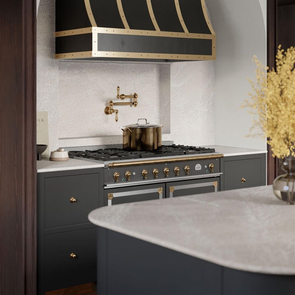 Cambria Luxury Brighton 3cm Quartz Countertop in White and Gray, , large