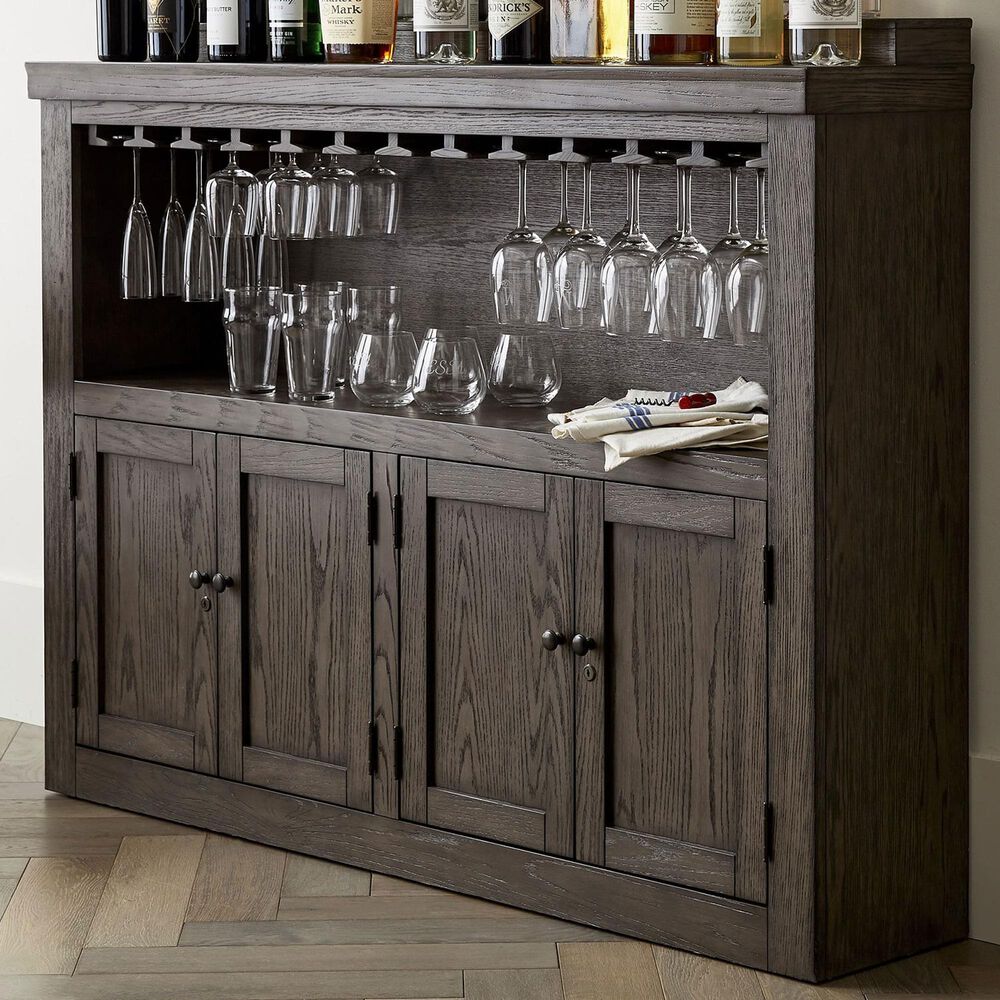 Imperial International Bixby Bar Cabinet in Charcoal and Black Copper, , large