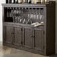 Imperial International Bixby Bar Cabinet in Charcoal and Black Copper, , large