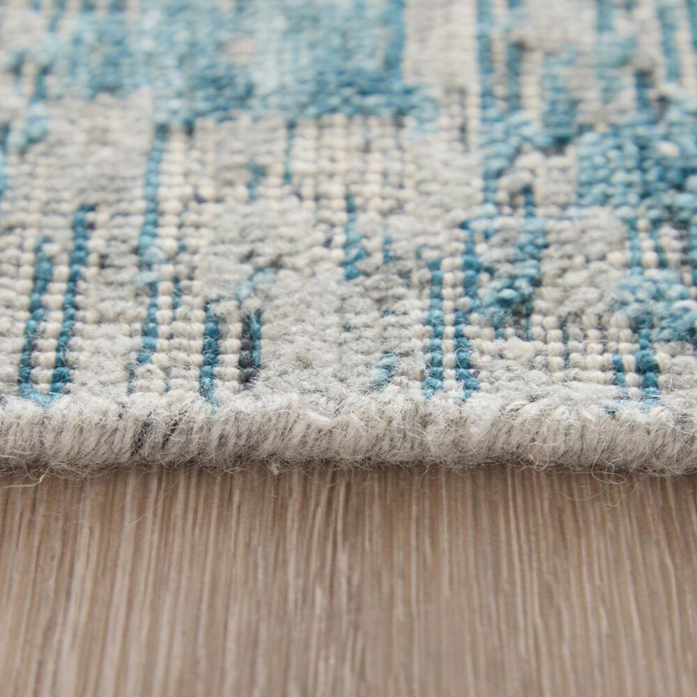 Feizy Loralai Blue and Gray 5&#39; x 8&#39; Area Rug, , large
