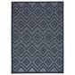 Nourison Versatile 9" x 12" Navy Blue Indoor/Outdoor Area Rug, , large