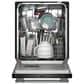 KitchenAid 24" Third Level Jet Rack Dishwasher with 40+ Total Wash Jets and Bar Handle in PrintShield Stainless, , large