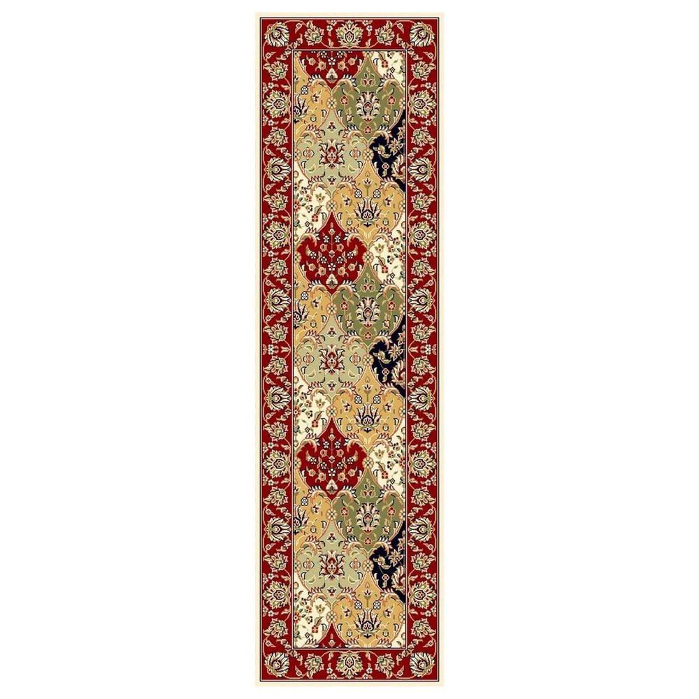 Safavieh Lyndhurst  2"3" x 8" Multicolor and Red Runner, , large