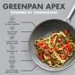 Green Pan Apex Hybrid 11" Ceramic Open Wok in Stainless Steel, , large
