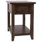 Waltham Bakersfield Power Chair Side Table in Brown, , large
