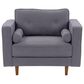 Sonax Mulberry Accent Chair in Grey, , large