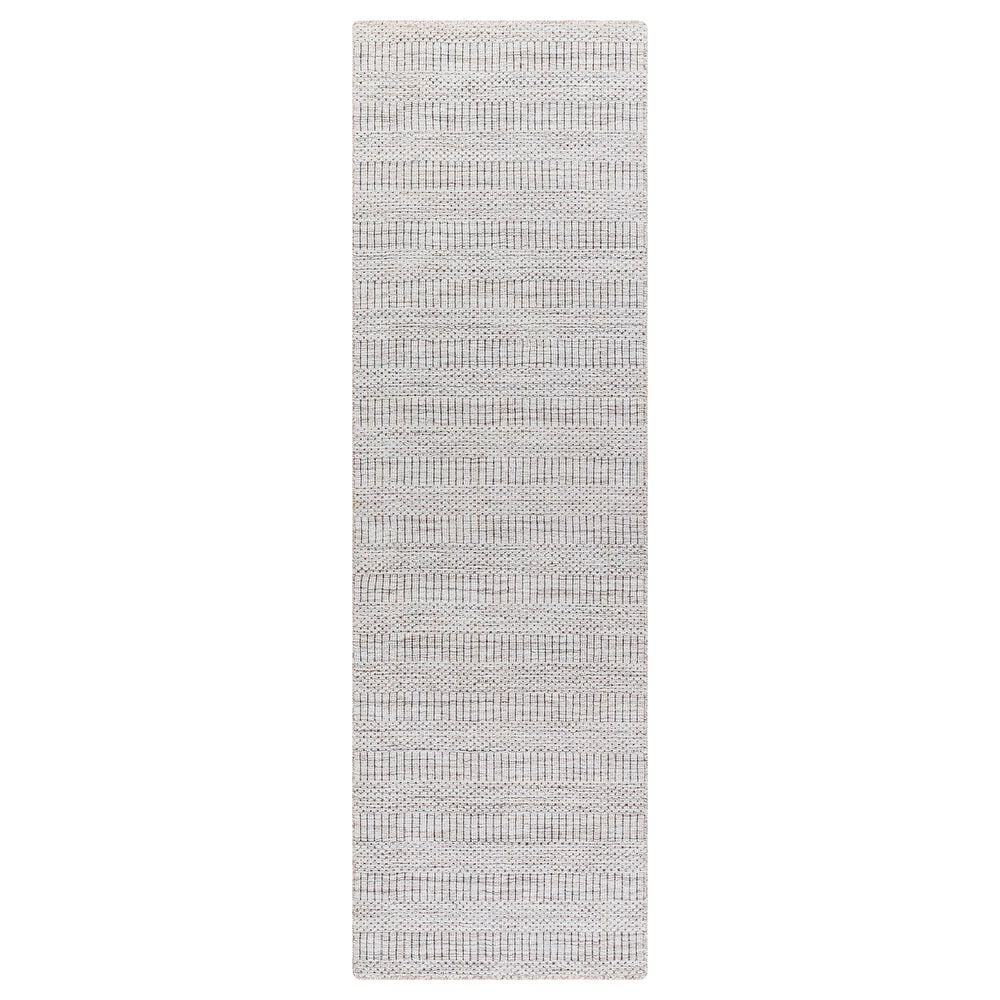 Surya Hickory 2"6" x 8" Light Beige, Gray and Charcoal Runner, , large
