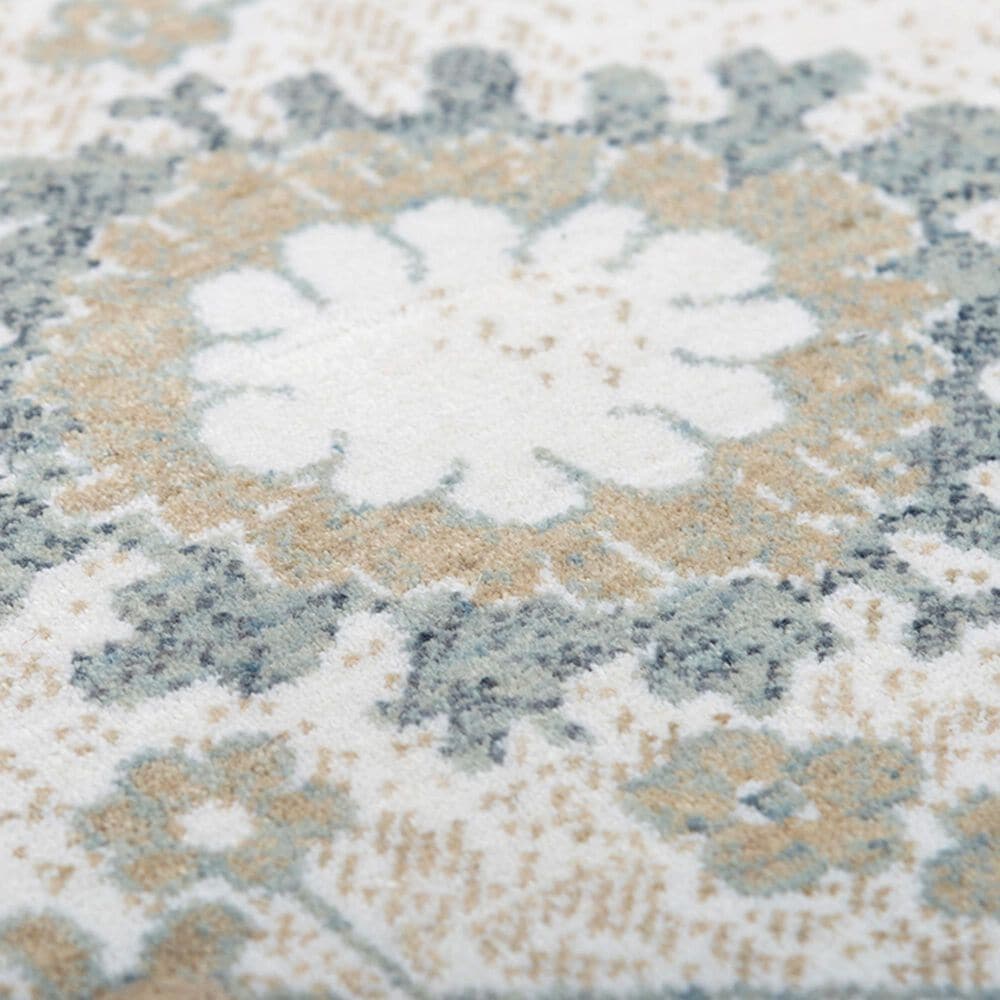 RIZZY Elite 8&#39; x 10&#39; Ivory and Light Grey Area Rug, , large