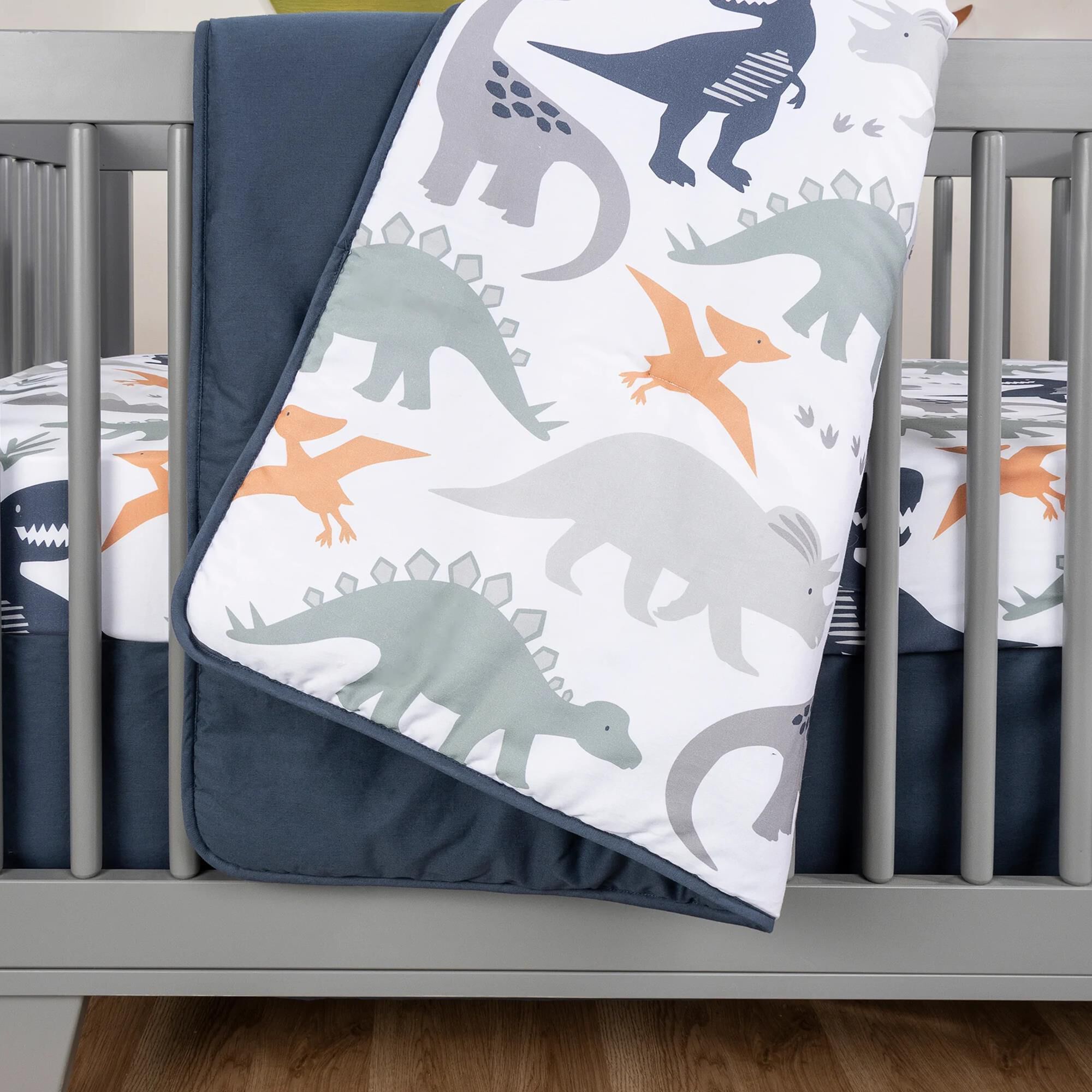Dino crib set discount