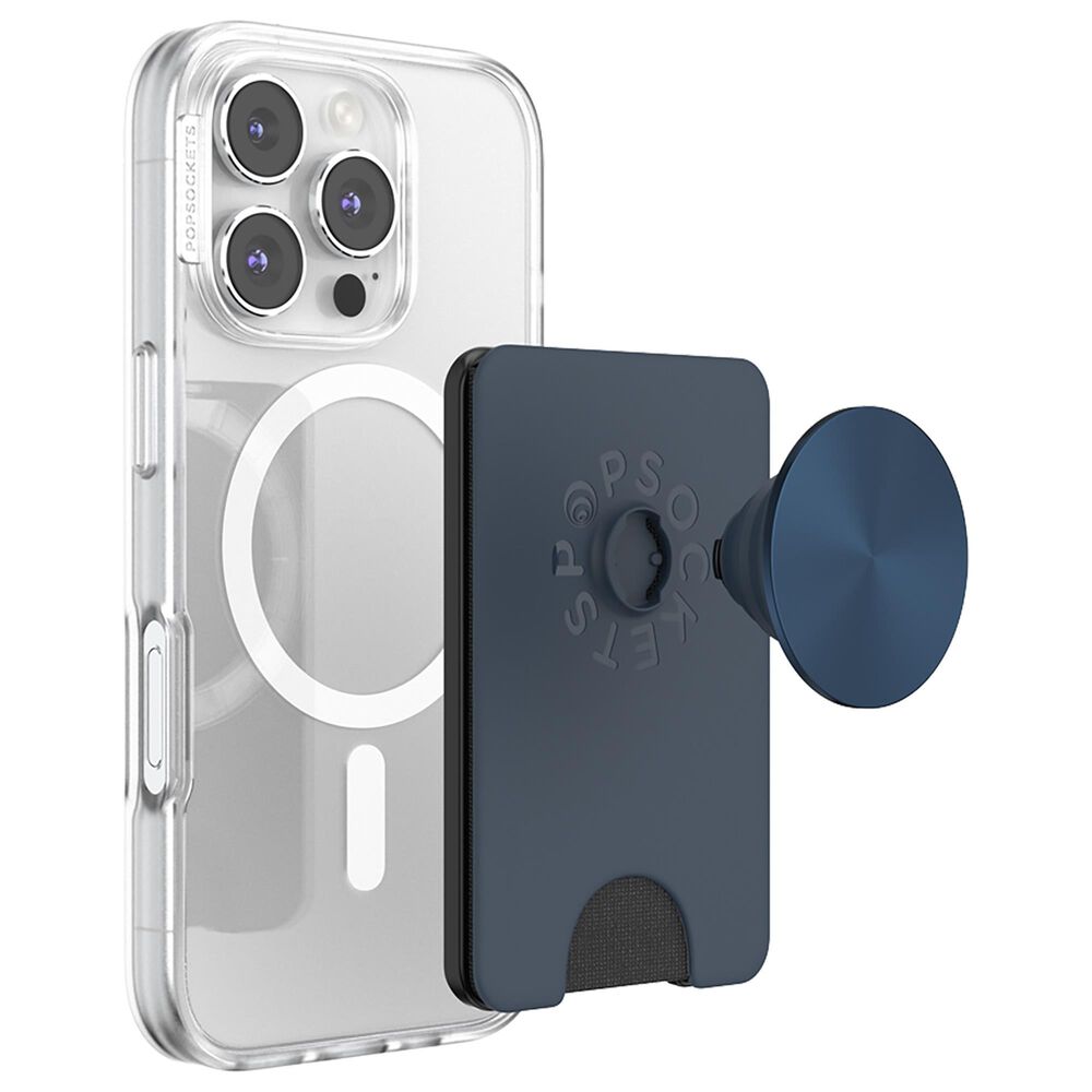 PopSockets MagSafe Kick-Out PopWallet Plus in Navy, , large