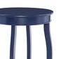 Linon Home Decor Aura Round Side Table in Navy Blue, , large