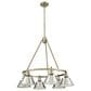 Golden Lighting Orwell 6-Light Chandelier with Pewter Shade in Aged Brass, , large