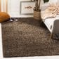 Safavieh Florida Shag SGA119T-4 4" x 6" Taupe Area Rug, , large
